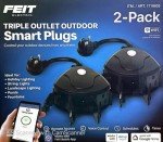 Feit Electric Outdoor Smart Plugs, 2-Pack