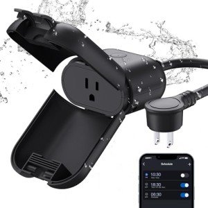 Smart Outdoor Plug - Works with Alexa & Google