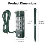 HBN WiFi Outdoor Smart Plug with 6 Outlets