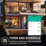 WiFi Outdoor Smart Plug - Works with HomeKit & Alexa