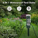 HBN WiFi Outdoor Smart Plug with 6 Outlets