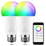 Smart Color Changing Light Bulbs with Alexa (2 Pack)