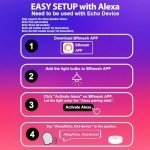 Smart Color Changing Light Bulbs with Alexa (2 Pack)
