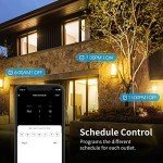 Waterproof Outdoor Smart Plug with Remote Control