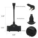 Waterproof Outdoor Smart Plug with Remote Control