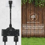 Waterproof Outdoor Smart Plug with Remote Control