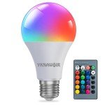 Color Changing Smart Light Bulb with Remote Control