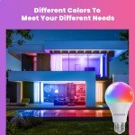 Color Changing Smart Light Bulb with Remote Control