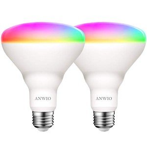 ANWIO RGB Smart Bulb with WiFi - 2 Pack