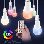 Color Changing LED Light Bulb with Remote Control