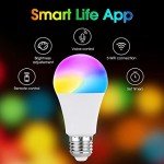 Smart RGBW Light Bulbs, Dimmable, Alexa Compatible