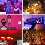 Smart RGBW Light Bulbs, Dimmable, Alexa Compatible