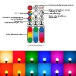 Color Changing LED Light Bulb with Remote Control