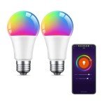 Beantech WiFi Smart Color Changing Bulbs - 2 Pack