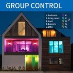 ANWIO RGB Smart Bulb with WiFi - 2 Pack