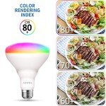 ANWIO RGB Smart Bulb with WiFi - 2 Pack