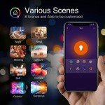 Beantech WiFi Smart Color Changing Bulbs - 2 Pack