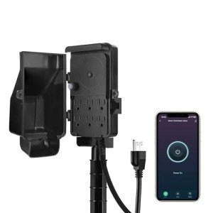Smart WiFi Yard Stake Plug with 6 Outlets