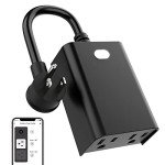 WiFi Outdoor Smart Plug with Voice Control