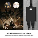 WiFi Outdoor Smart Plug with Voice Control