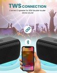 LENRUE Bluetooth Portable Speaker with TWS and 12H Playtime
