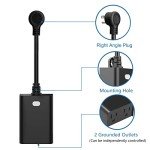 Outdoor Smart Plug with Dual Outlets, WiFi Enabled