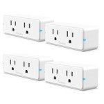 Govee 4-Pack Smart WiFi Bluetooth Dual Plugs