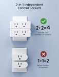 Govee 4-Pack Smart WiFi Bluetooth Dual Plugs
