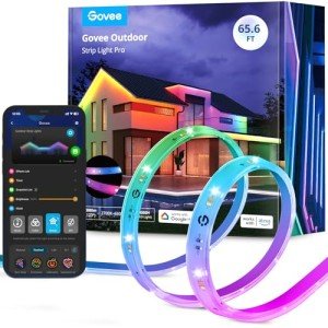 Govee 65.6ft Smart RGBIC Outdoor LED Strip Lights