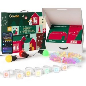 Govee 100ft Smart Outdoor Christmas Lights Set