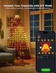 Smart RGBIC Christmas Tree Lights with Voice Control