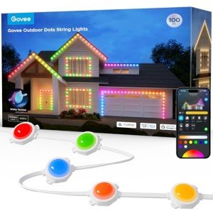 Govee 100ft Smart LED Outdoor String Lights
