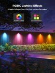 Govee Smart Multicolor Outdoor Deck Lights - 12 Pack