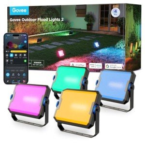 Govee RGBIC Outdoor Flood Lights with App Control