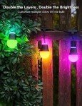 Smart 50ft RGBIC Outdoor String Lights with Alexa