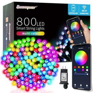 Smart WiFi Color Changing Christmas Lights - 262FT