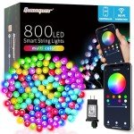 Smart WiFi Color Changing Christmas Lights - 262FT