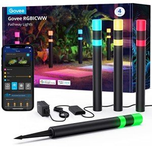 Smart RGBIC Outdoor Pathway Lights with App Control