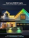 APPECK 100ft Smart Outdoor Lights with 72 LEDs