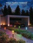 Smart RGBIC Outdoor Pathway Lights with App Control