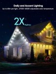 APPECK 100ft Smart Outdoor Lights with 72 LEDs