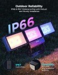 Govee RGBIC Smart Outdoor Flood Lights 4500LM