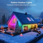Smart Permanent 50ft Christmas Outdoor LED Lights