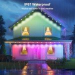 Smart Permanent 50ft Christmas Outdoor LED Lights