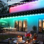 Smart Permanent 50ft Christmas Outdoor LED Lights