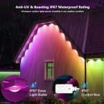 Smart 100ft Outdoor LED Eave Lights - Multicolor