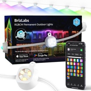 BrizLabs Smart 50ft Outdoor LED Eave Lights