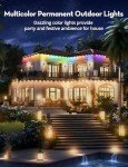 50Ft Smart RGB Outdoor String Lights with Remote