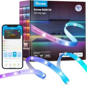 Govee Smart RGBIC LED Strip Lights, 16.4ft