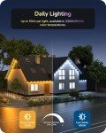 Smart 60ft Outdoor Christmas Lights with App Control